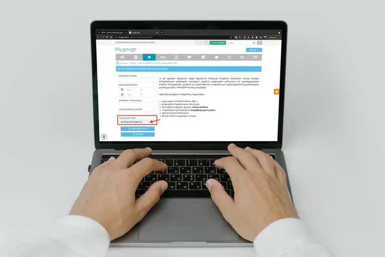 Введите кадастровый код, в поле поиска