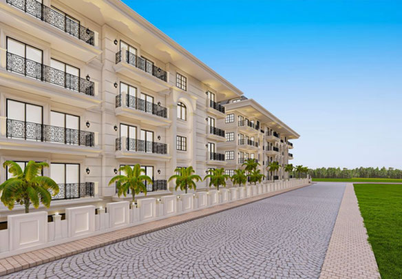 Apartment 1 bedroom 51 m² in Alanya, Turkey