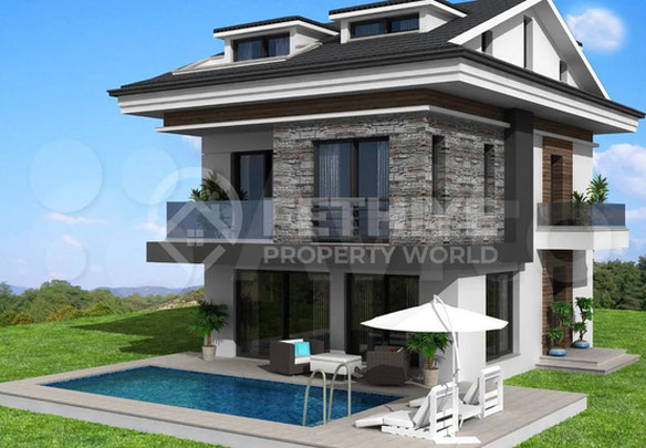 deniz kenarında villa
