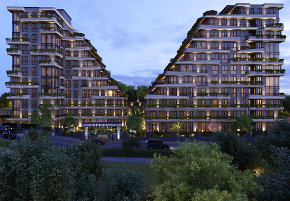 Turkey. Istanbul. 90m2 apartment in a new residential complex in the Uskudar district.