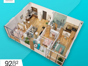 უძრავი კონება ბათუმი სანრაიზ რეზიდენსი — გადახედეთ უძრავი ქონების საძიებო სისტემას GEOLN.COM. ფოტო 45