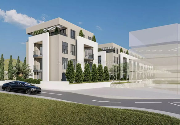 Montenegro. New two-room apartment in Budva with a good urban location.