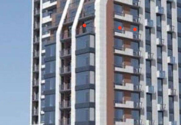 Piso en esquina de obra nueva en planta 14