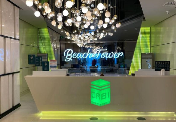 Апартаменты в Орби Бич белый каркас