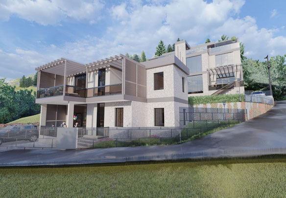 Buknari'de inşaat ruhsatlı villaların hazır projeleri (Tarım dışı)