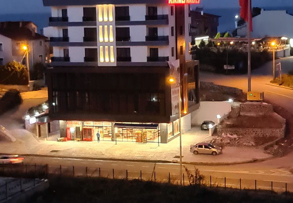 Building by the sea near Ordu