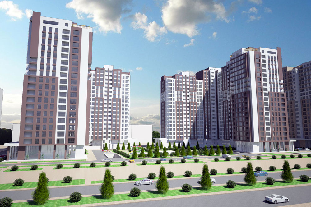 Qara Qarayev 3 in Baku - buy an apartment, squares from 53.00 sq. m ...