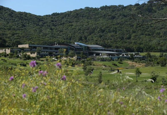 İtalya, Toskana, Orbetello'da deniz kenarında bir spa beldesinde villa