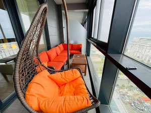 იყიდება 2 ოთახიანი ბინა ქორთიარდ მარიოტ ბათუმში. — უძრავი ქონების ყიდვა და მფლო ბელებისგან GEOLN.COM. ფოტო 12