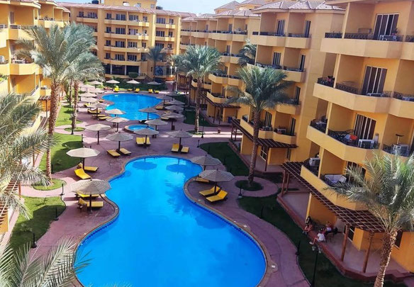 Apartment in British resort