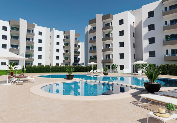 Апартаменты 2 спальни 65 м² в Сан-Мигель-де-Салинасе, Испания