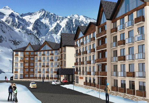 Apartment in Gudauri, Georgia, 32 m2