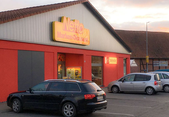 Store in a big city, in a suburb in Germany, Hannover