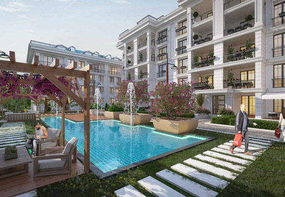 Turkey. Istanbul. New residential complex HILAL HILL, apartment 212m2