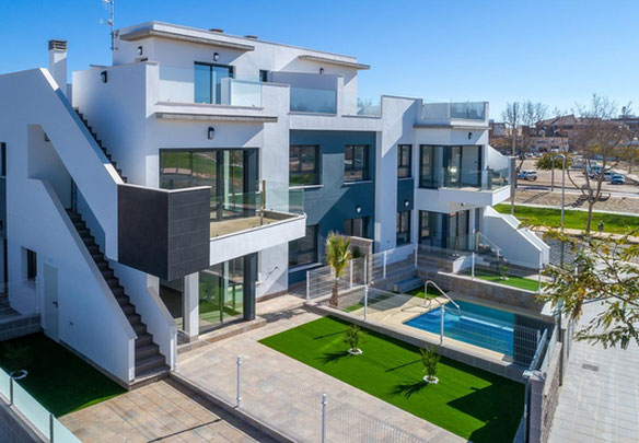 Bungalov 3 yatak odalı 86 m² Pilar de la Horadada, İspanya