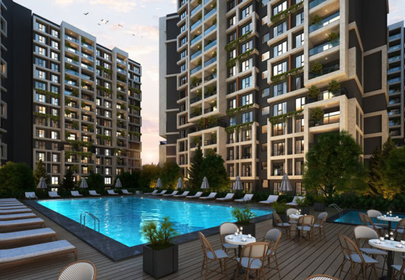 Turkey. Istanbul. Apartment 82m2 in a new residential complex in the Kartal area.