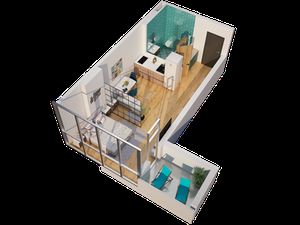 უძრავი კონება ბათუმი სანრაიზ რეზიდენსი — გადახედეთ უძრავი ქონების საძიებო სისტემას GEOLN.COM. ფოტო 8