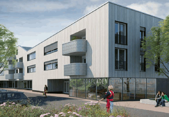 Im Dorfzentrum